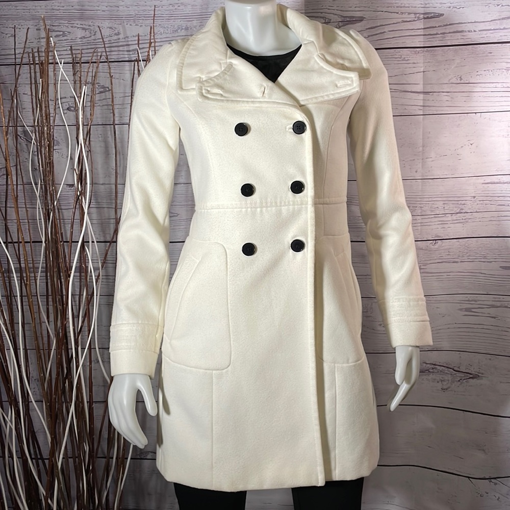 Zara Trafaluc Double Breasted Coat Size S